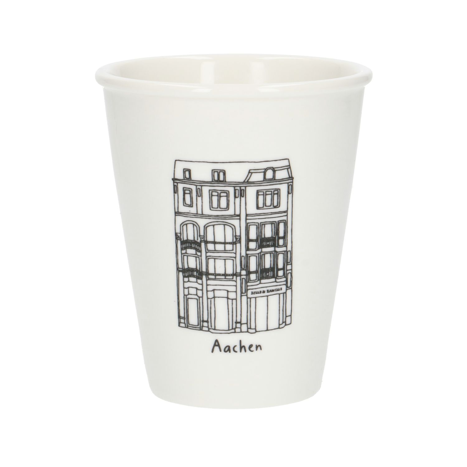 Gevel mok, Aken, porselein, 200 ml