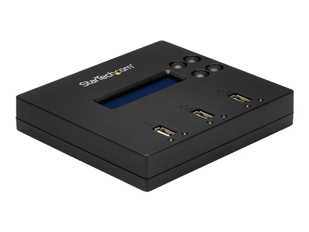 StarTech.com 1:2 Standalone USB Duplicator and Eraser - Memory Stick Cloner - USB 2.0 Flash Drive Copier / Thumb Eraser (USBDUP12) - USB drev duplikator - 2 bays - for P/N: SVA5H2NEUA