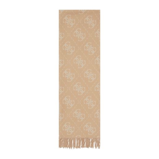 Guess Logoprint Halstørklæde, Latte Logo
