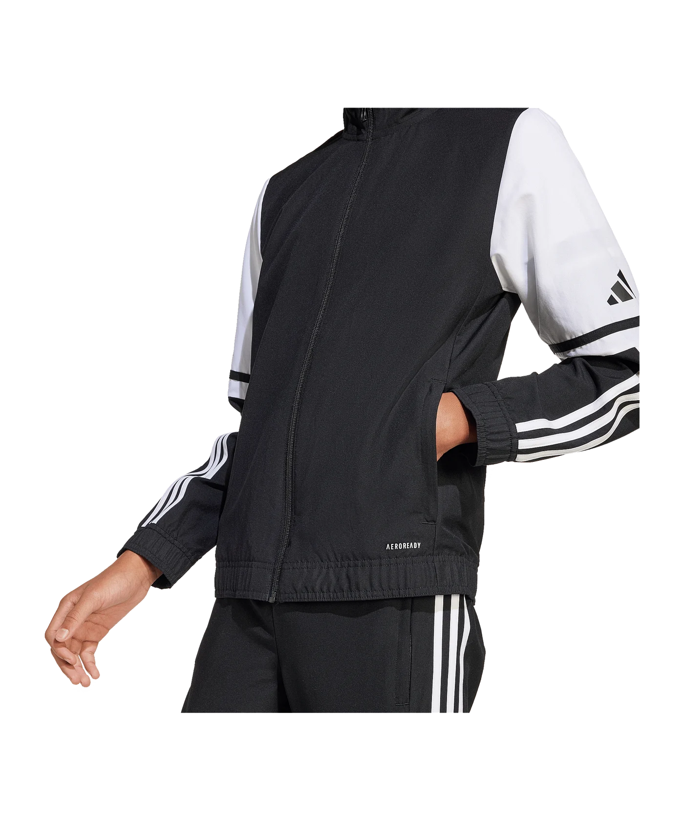 adidas Squadra 25 Präsentationsjacke Kids Schwarz