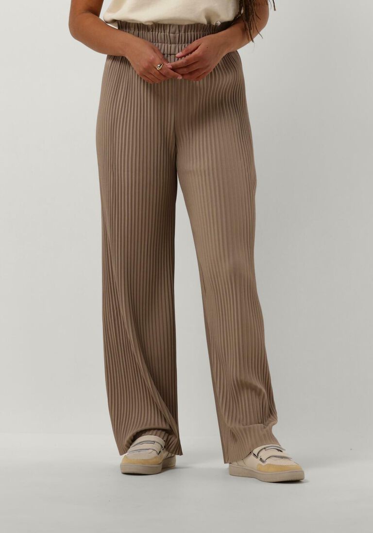 Y.A.S. bruine y.a.s. wijde broek yasalisa hw pant s.