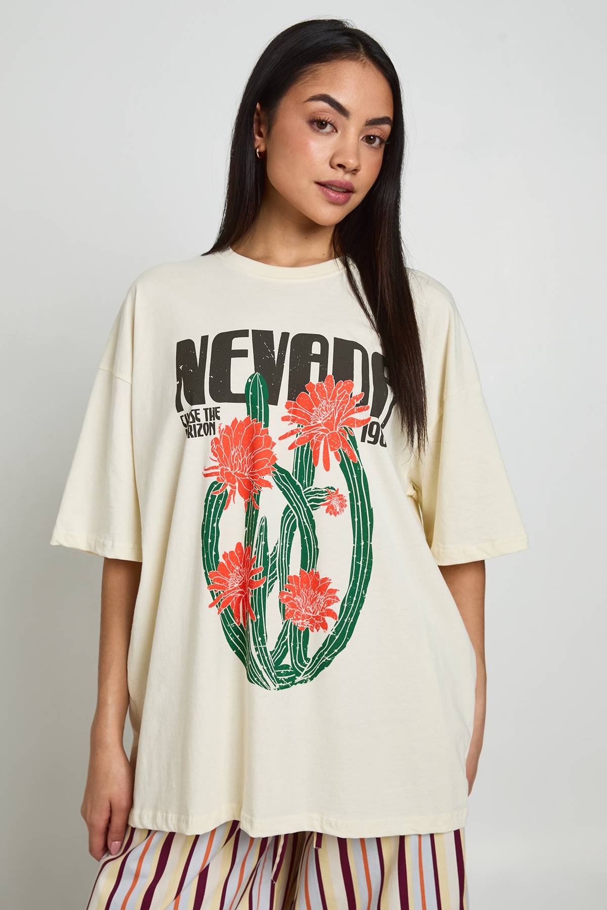 boohoo T-shirt Imprimé Nevada