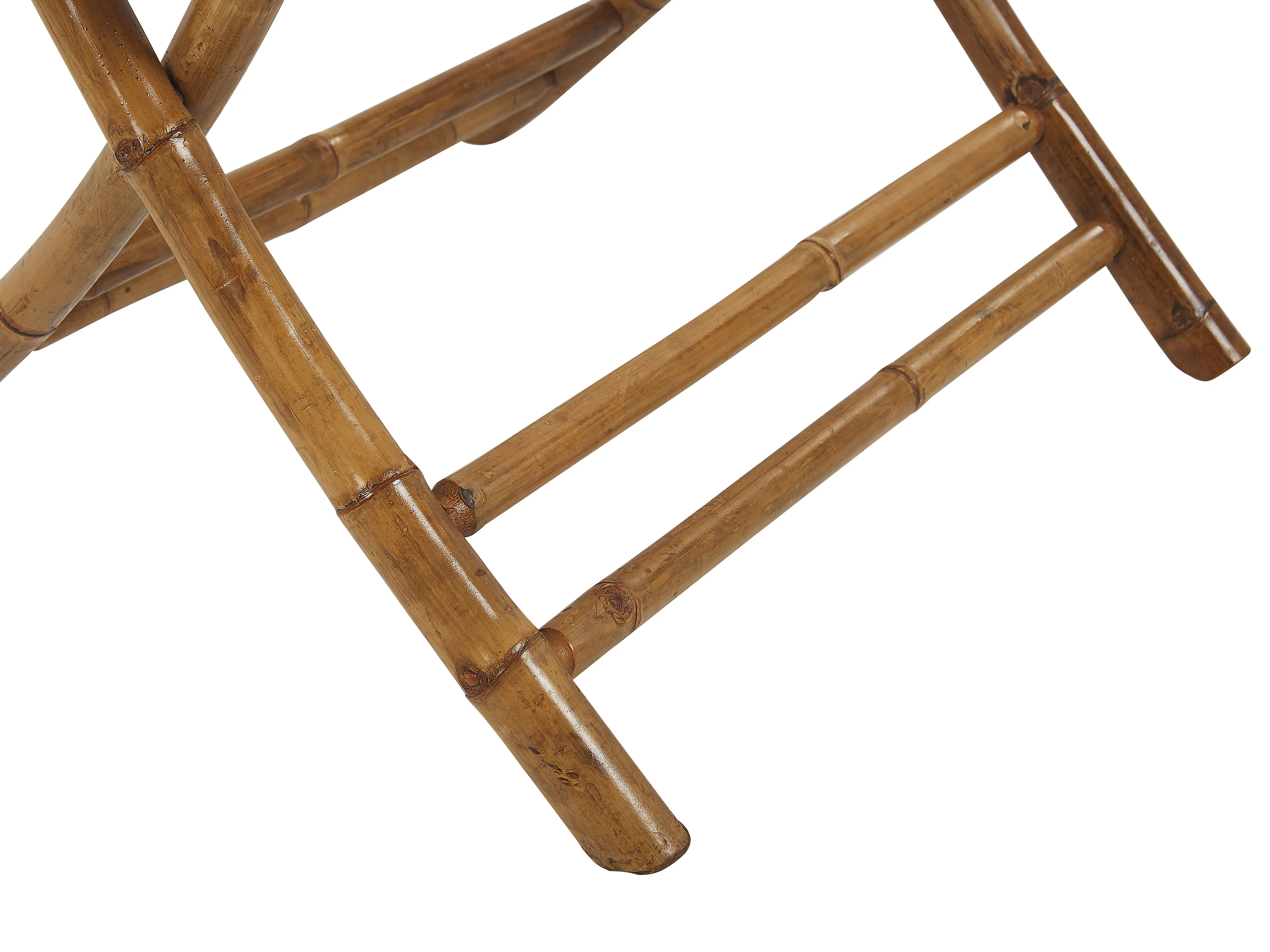 Bistrotafel MOLISE 70 cm 70 cm Bamboehout Bruin