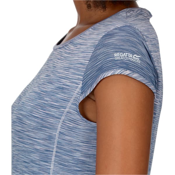 T-shirt randonnée REGATTA W HYPERDIMENSION II DUSTY DENIM OMBRE