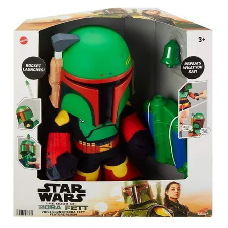 Mattel Star Wars Boba Fett Funktionsplüsch (ca. 30 cm)