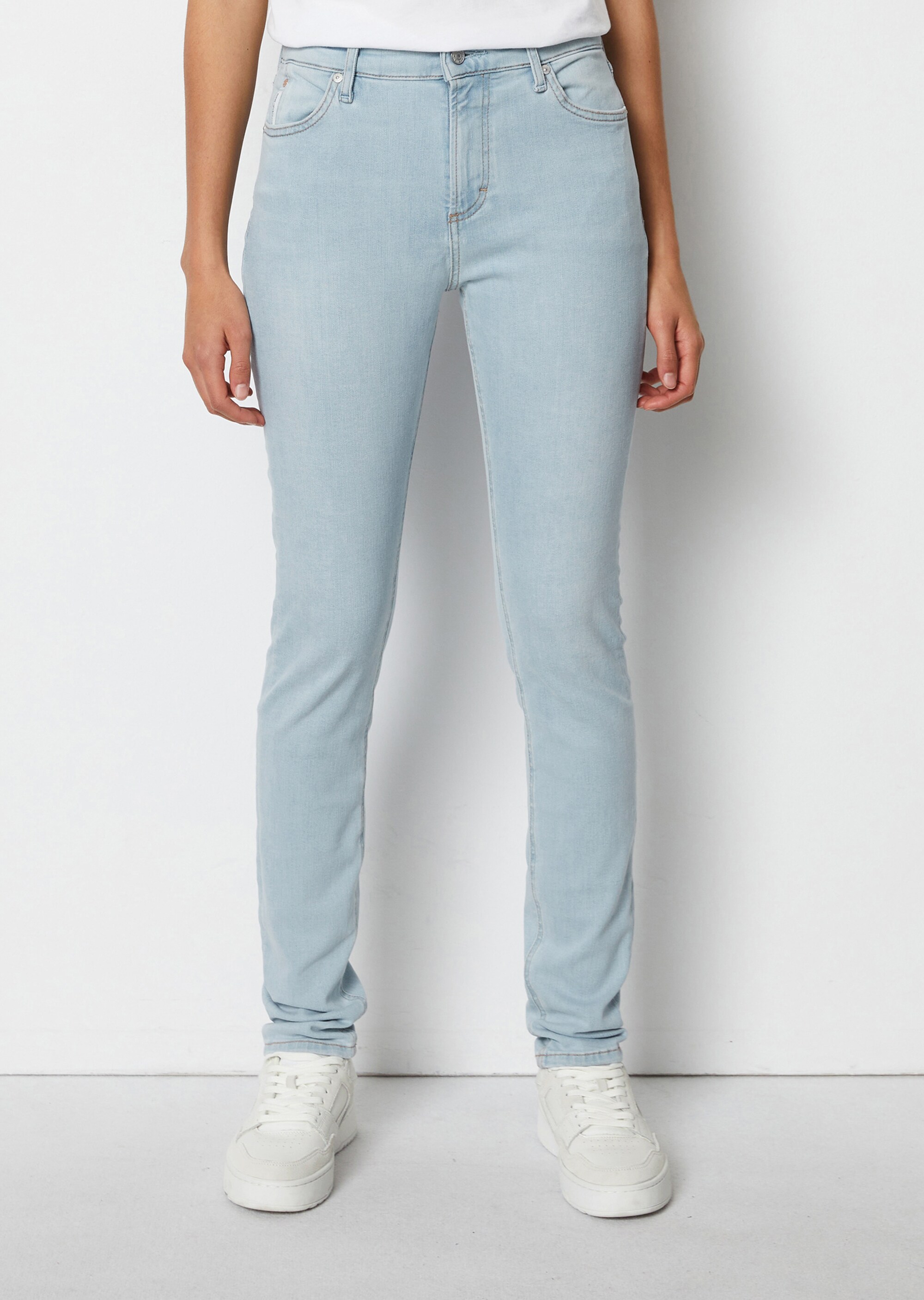 Jeans Modell KAJ skinny high waistaus stretchigem Bio-Baumwoll-Mix