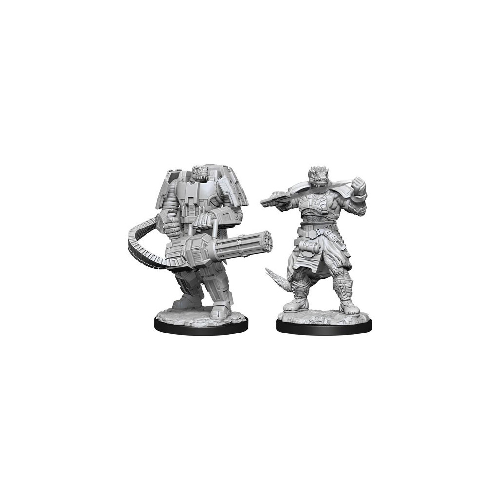 Starfinder Deep Cuts Unpainted Miniatures: Vesk Soldier