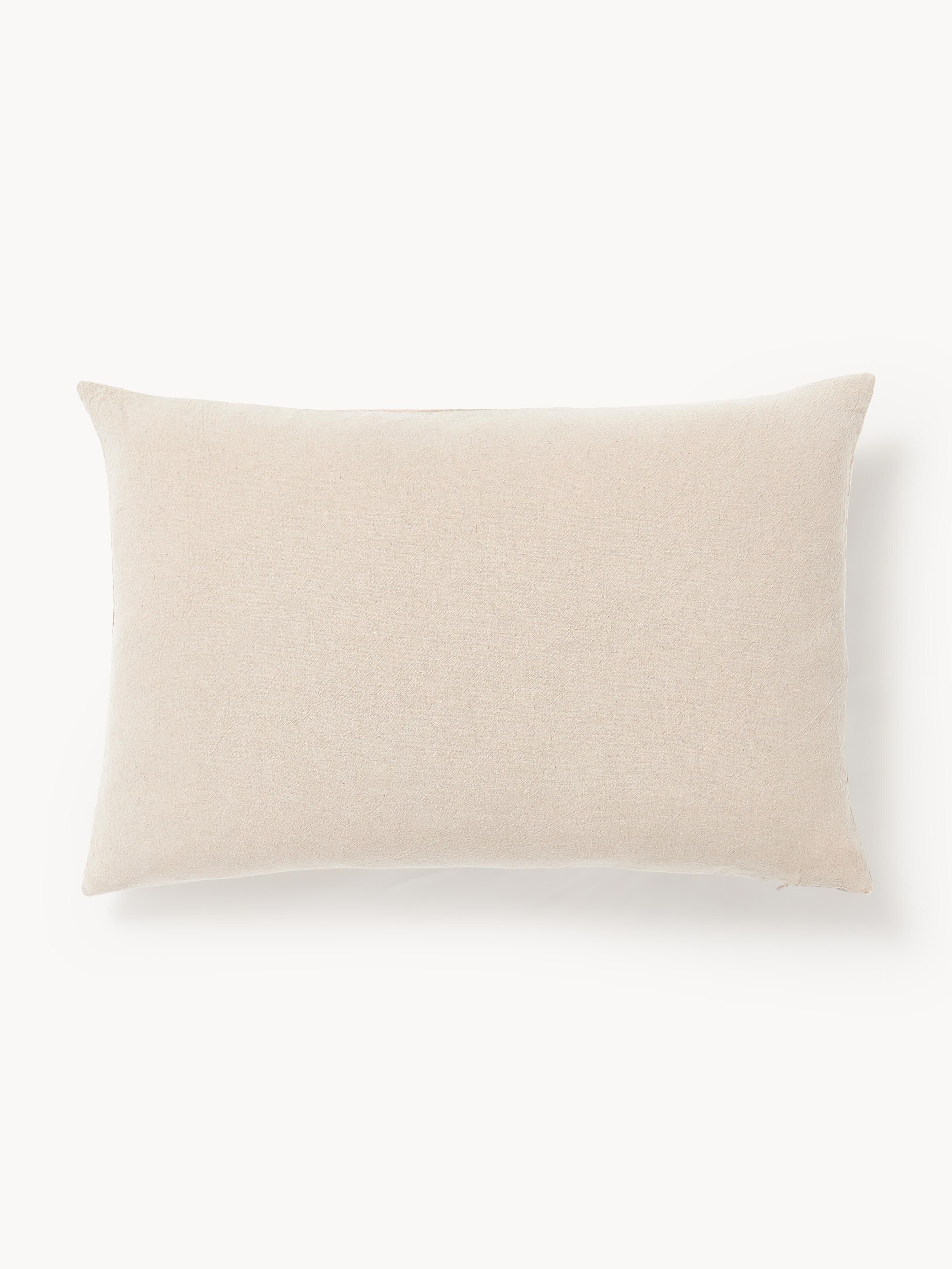 Viscose kussenhoes Helene met ingeweven jacquard patroon