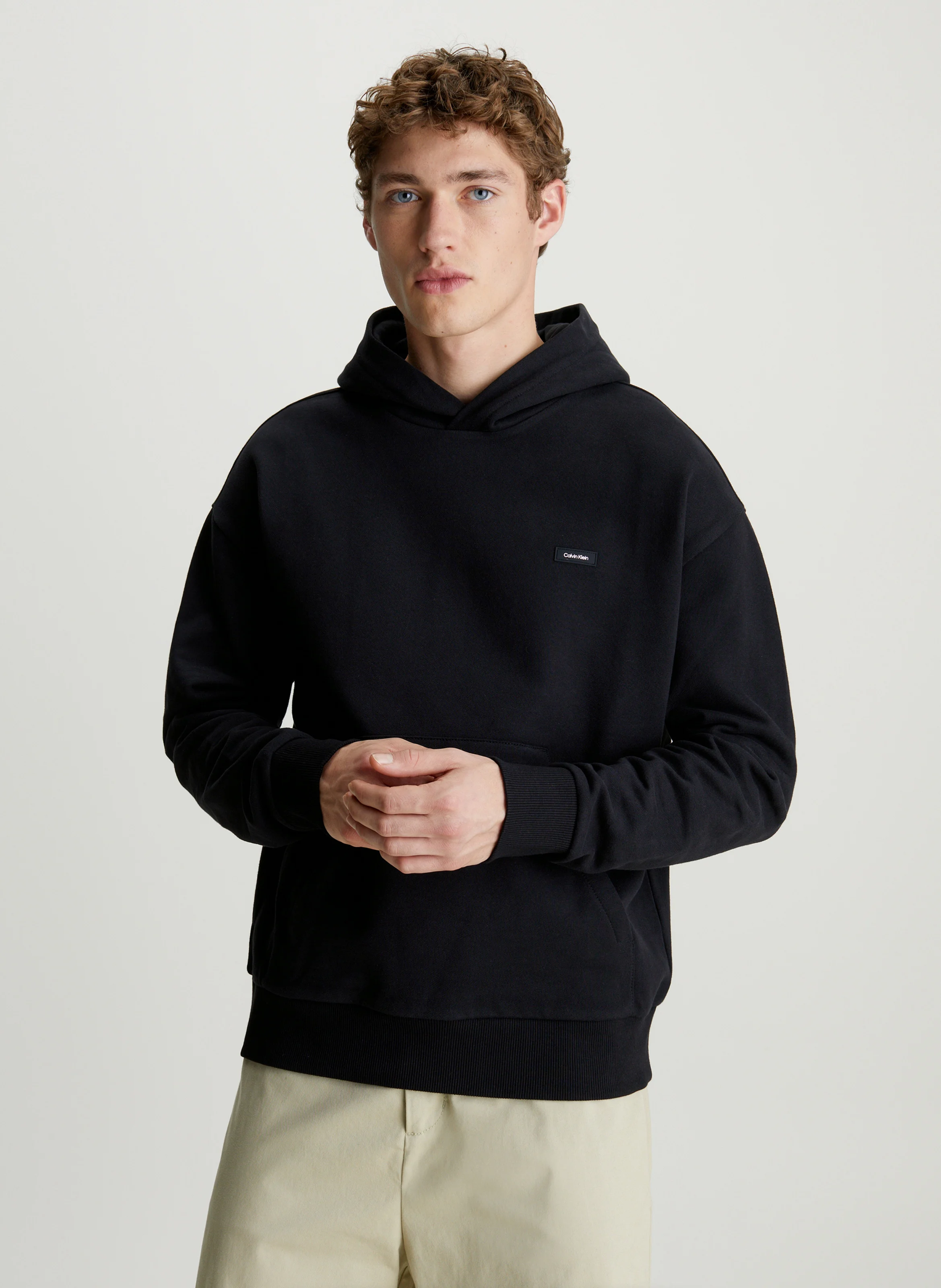 Sweat à capuche en coton | Gris