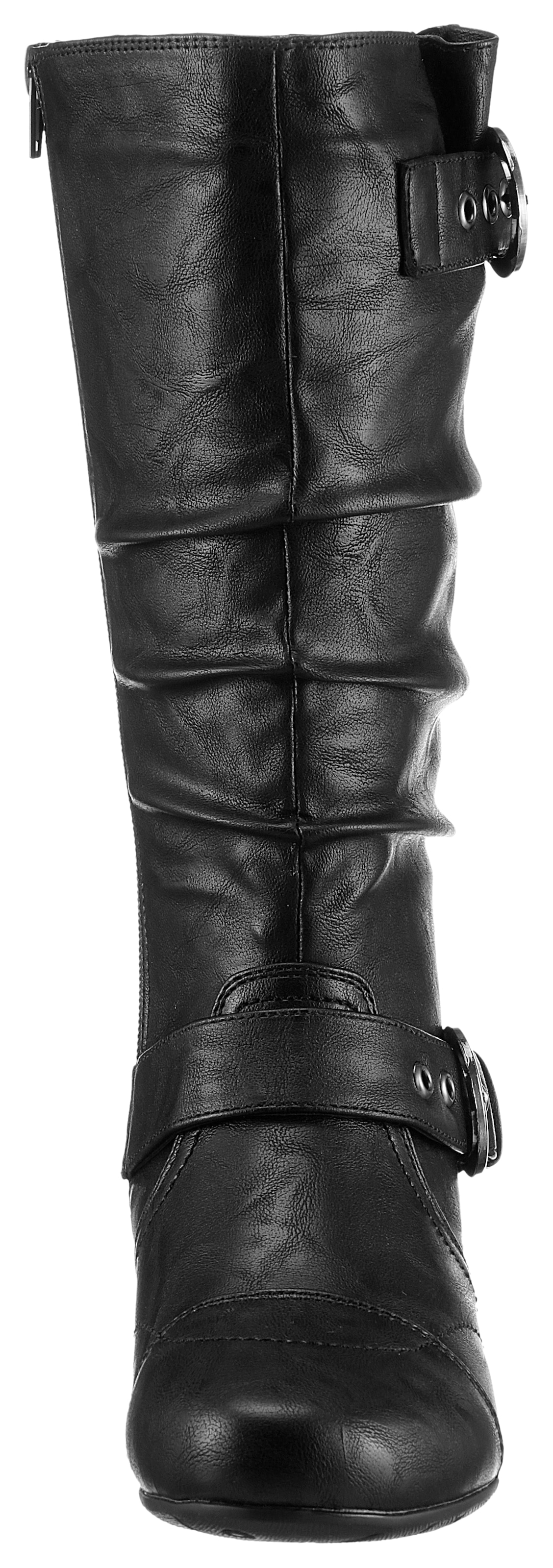 Aniston SHOES Stiefel  mit gerafftem Schaft - NEUE KOLLEKTION