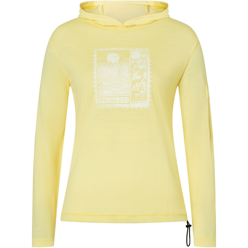 Super.Natural Damen Stamp Light P Hoodie