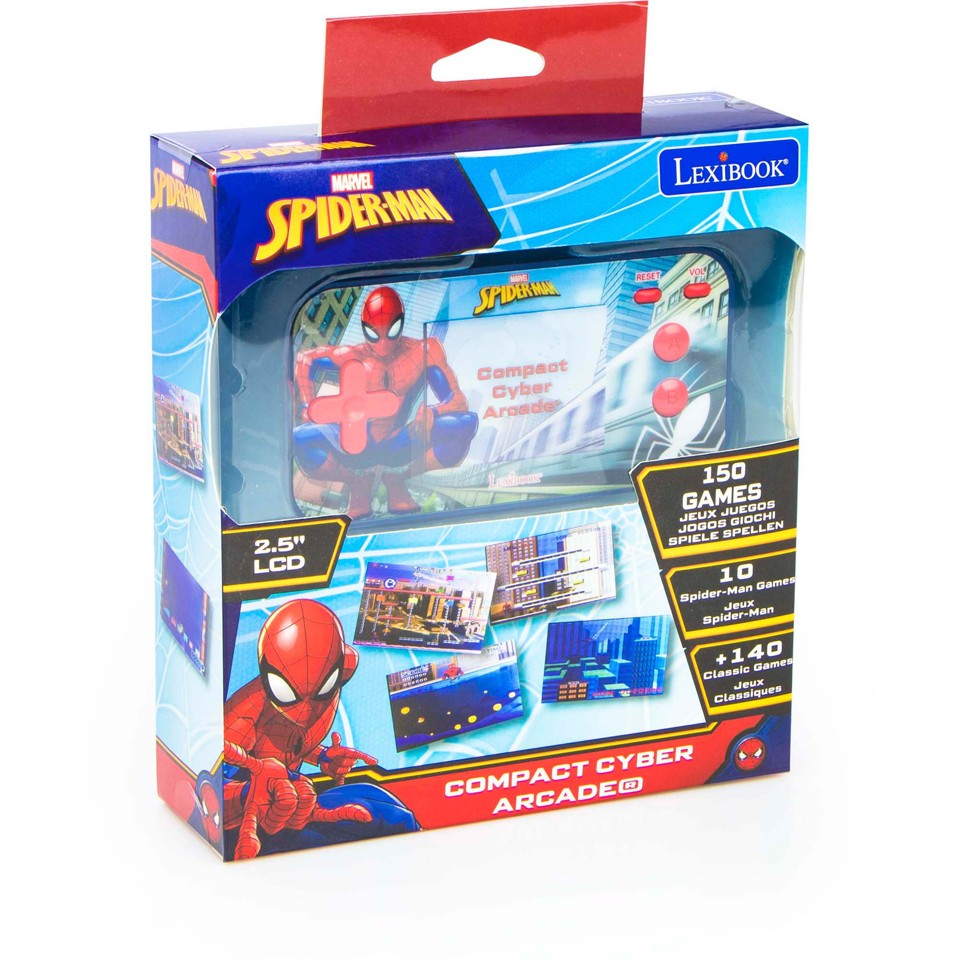 Lexibook - Spider-Man - Håndholdt Konsol Compact Cyber ​​Arcade