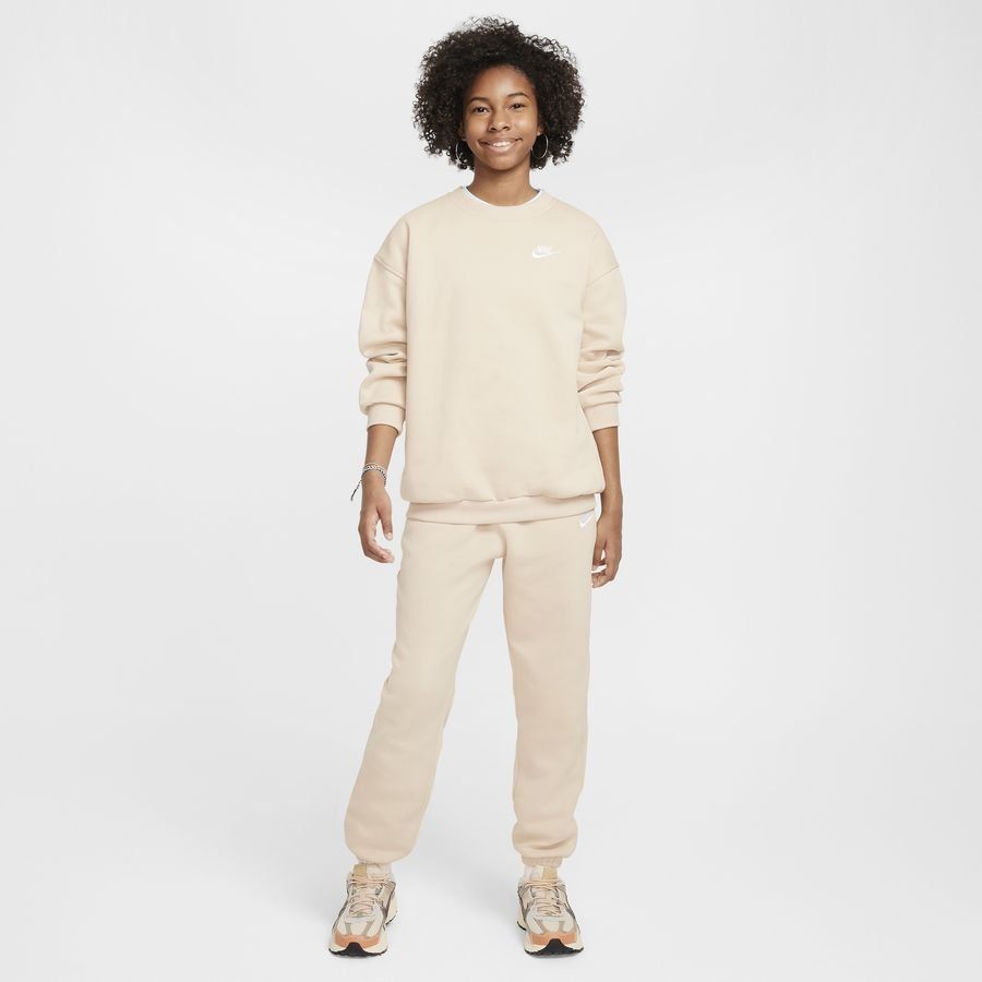 Nike Sportswear Club Fleece Big Kid SANDDRIFT/WHITE
