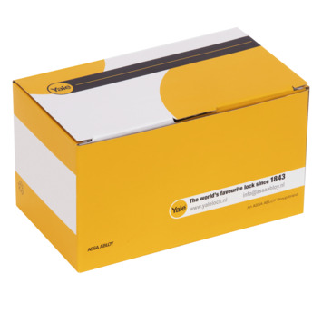 Yale Oplegslot met Buitencilinder Vast Grijs Gelakt 635-50mm