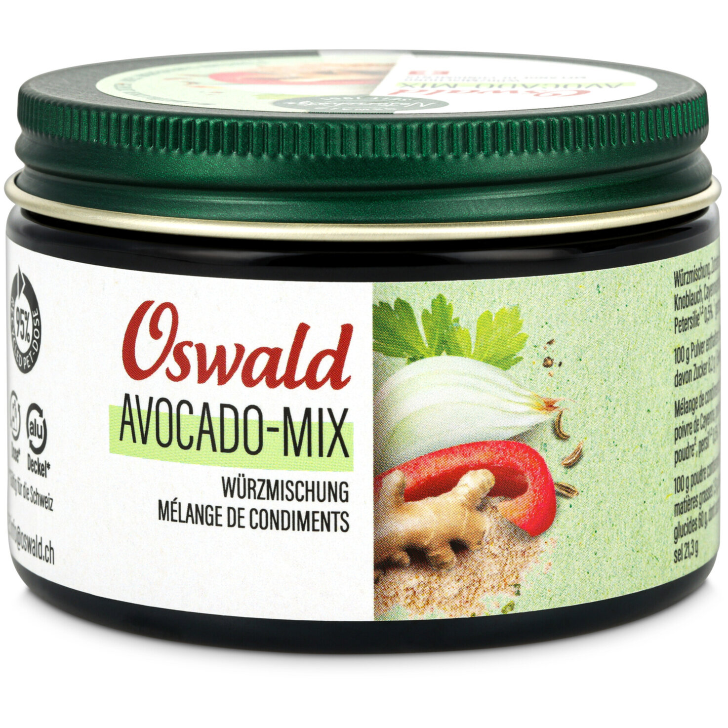 Oswald Naturschätze Würzmischung Avocado Mix