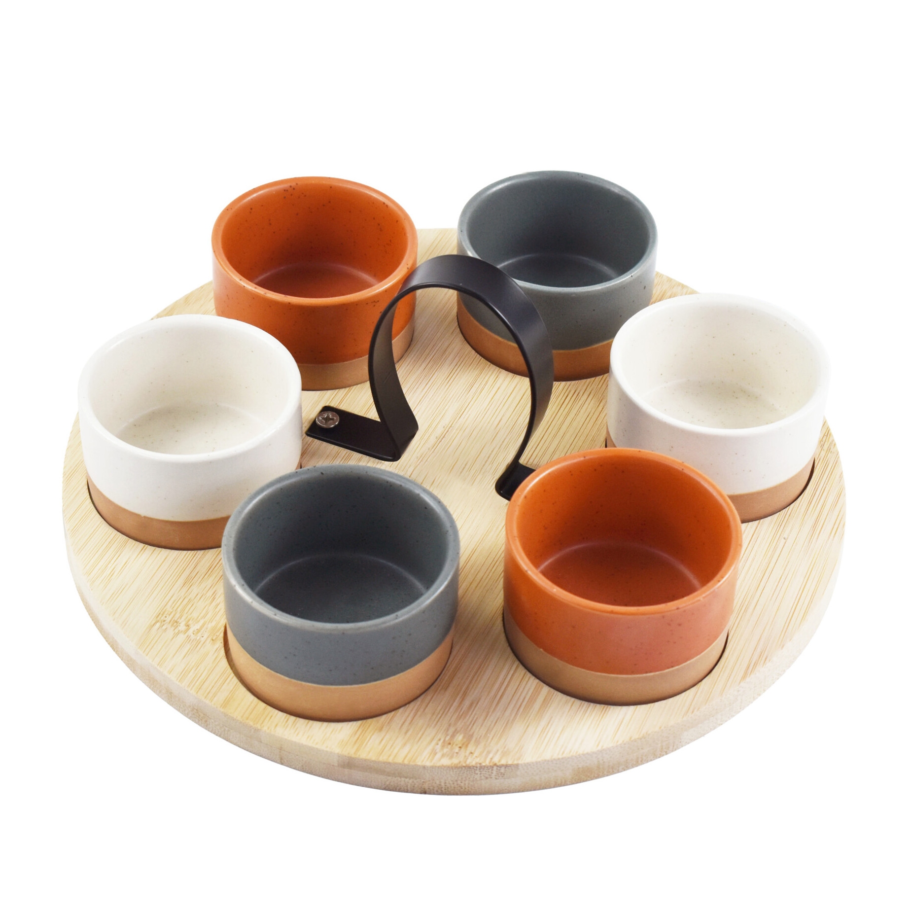 Apéroschale Servierset 7-teilig bunt