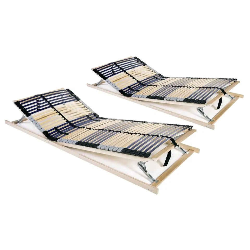 vidaXL - Bedbodem - Bruin - Hout - 90 x 200 cm