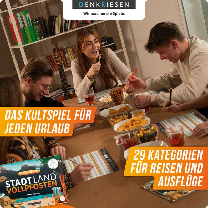 Stadt Land® Vollpfosten - Urlaubs Edition -  Meer im Kopf