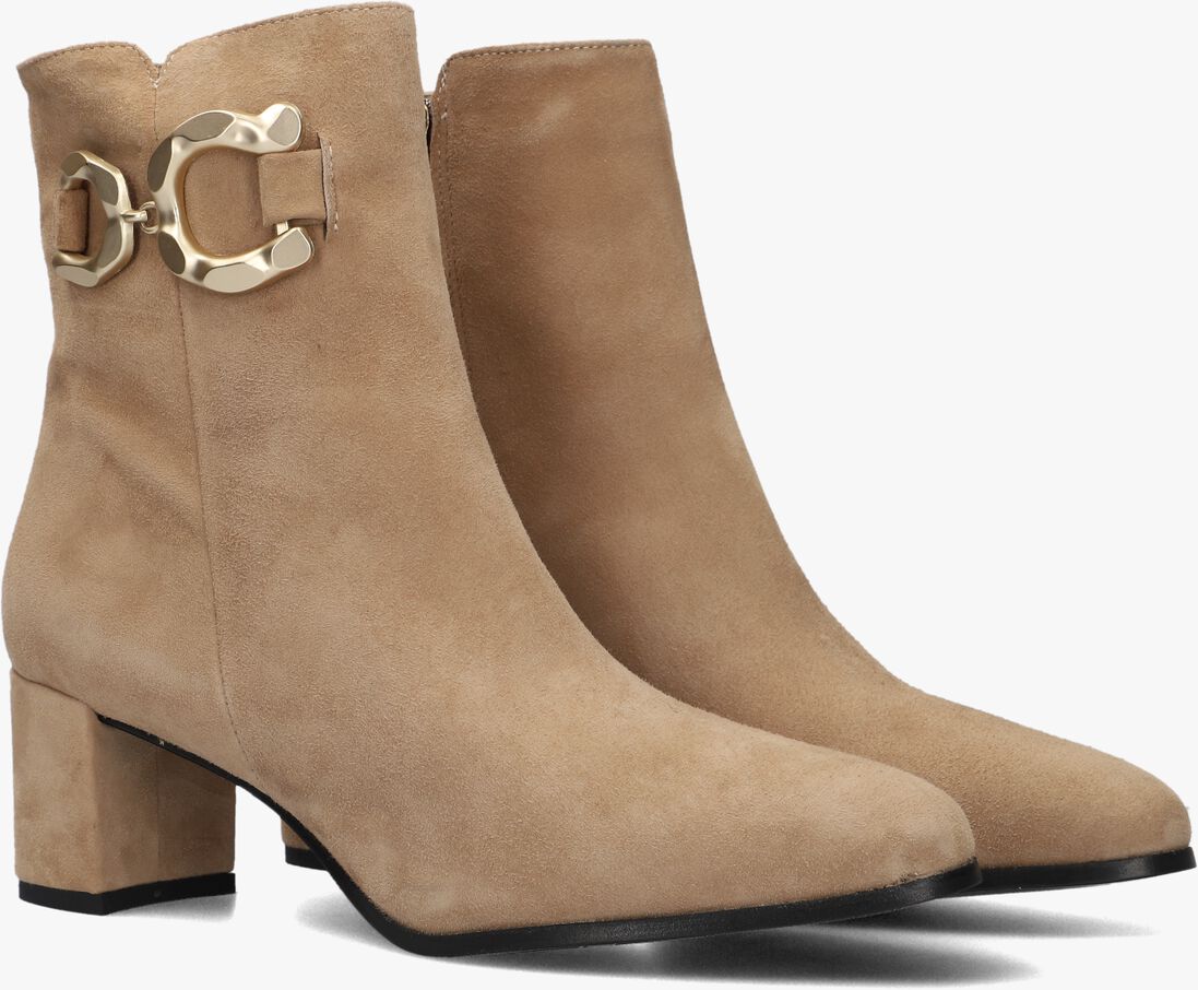 beige notre-v enkellaarsjes 8558