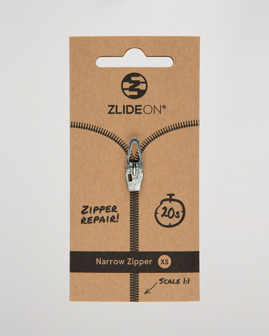 ZlideOn Narrow Zipper Silver XS