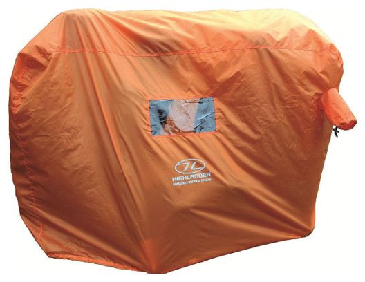 Tente d'urgence Highlander Abri de survie d'urgence 2-3 personnes-Orange