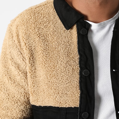 Veste Jean 5925 Noir Beige