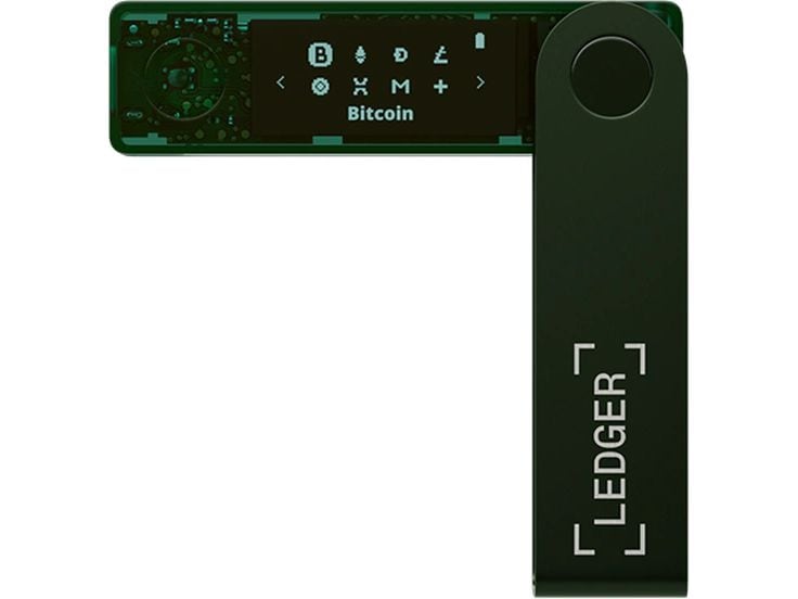 Ledger Nano X Emerald Green Crypto-Hardware-Wallet mit Bluetooth zum Kaufen, Verwalten und Vermehren digitaler Vermögenswerte