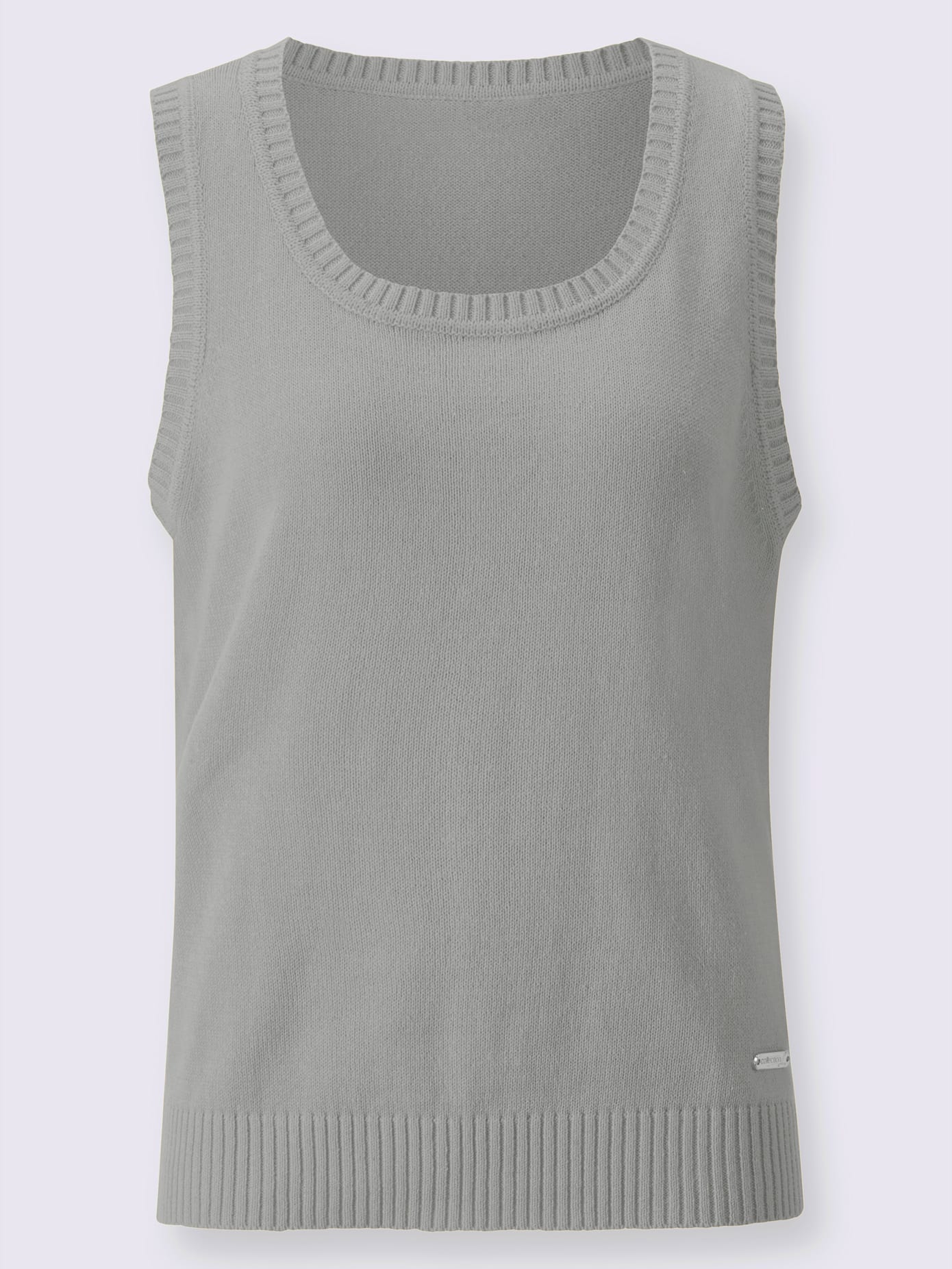 Débardeur en tricot qualité coton doux sur la peau