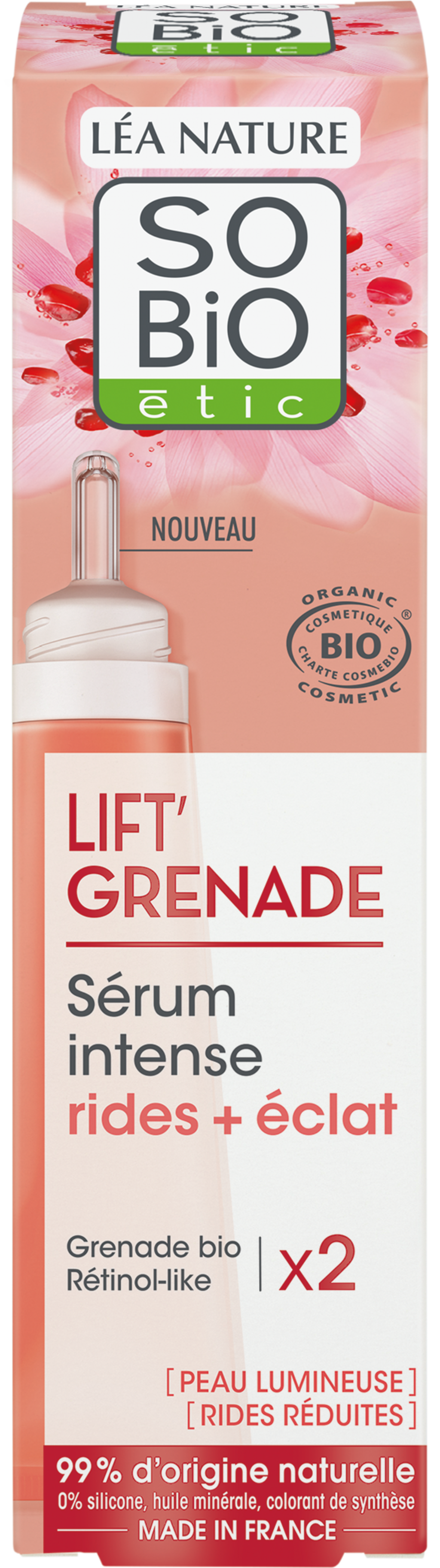LÉA NATURE SO BiO étic  Lift'Grenade Intensives Strahlkraft-Serum, 30 ml