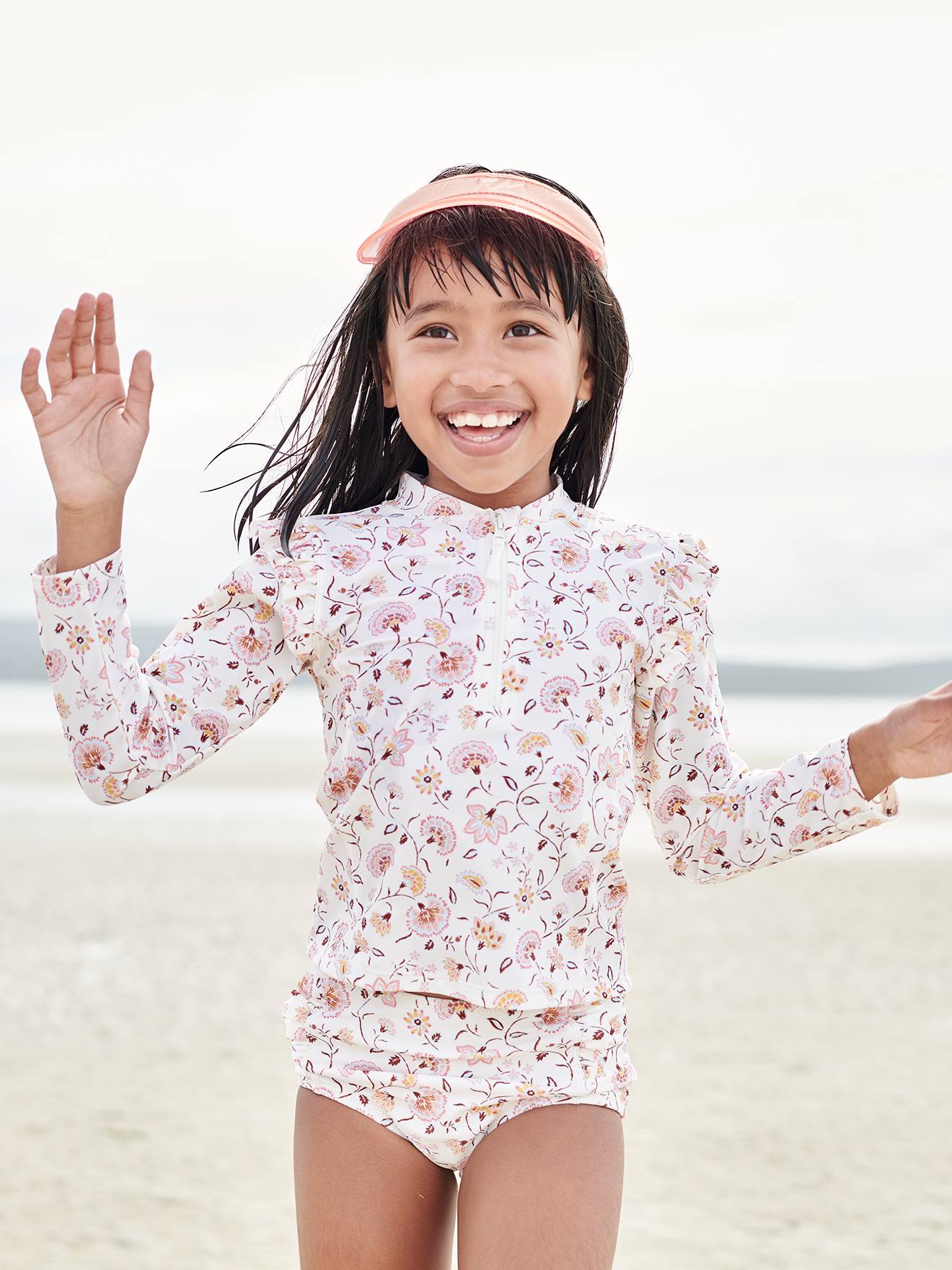 Conjunto de banho anti-UV para meninas