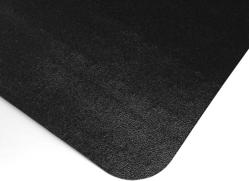 Vloerbeschermer PVC - Zwart - Harde vloer - 90x120cm