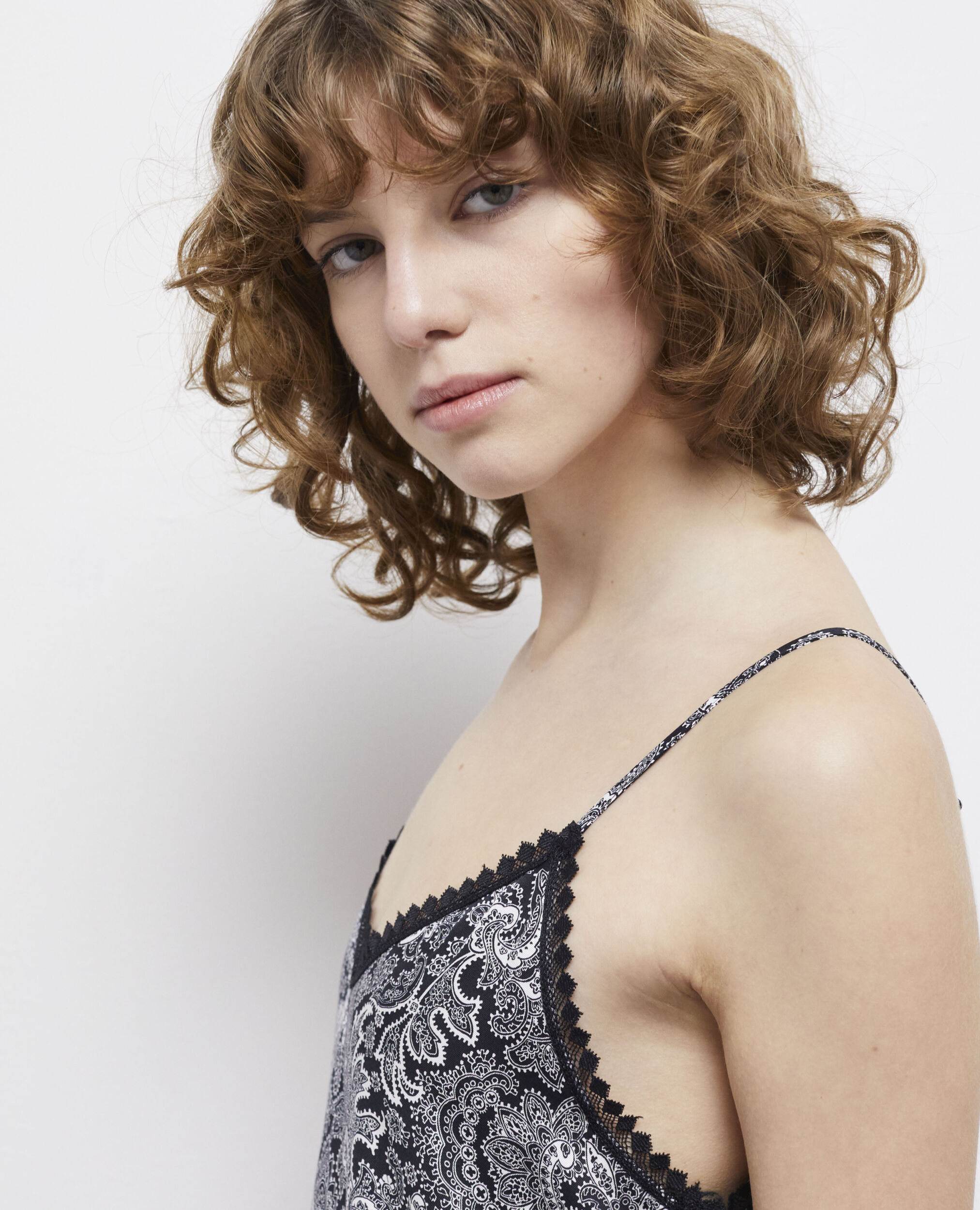 Robe longue imprimée