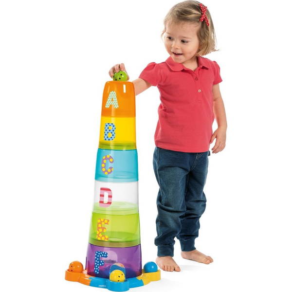 ChiccoChicco   2in1 Stapelbecher und Kugelbahn