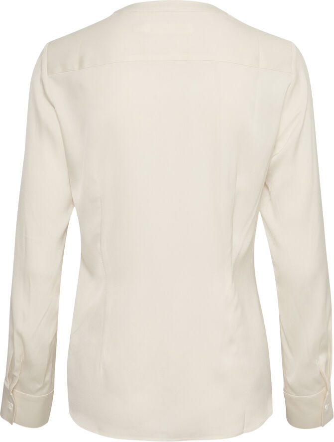 InWear LikoIW Shirt Premium - 93% Silk Whisper white
