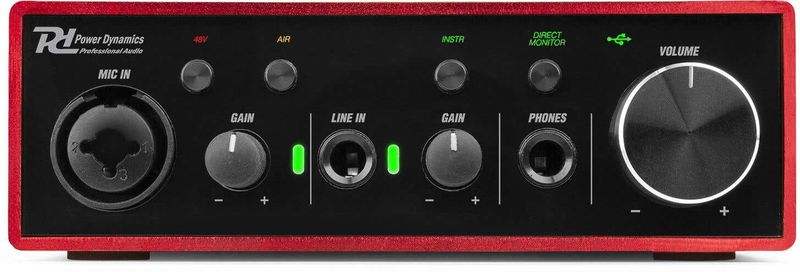 Power Dynamics PDX11 USB audio interface solo