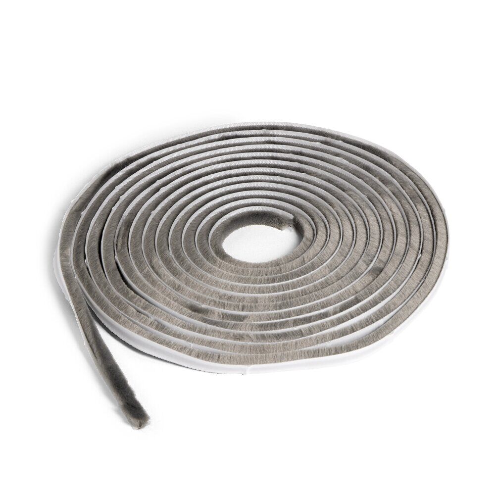Joint brosse adhésif d'isolation pour porte et fenêtre 9mmx6m blanc