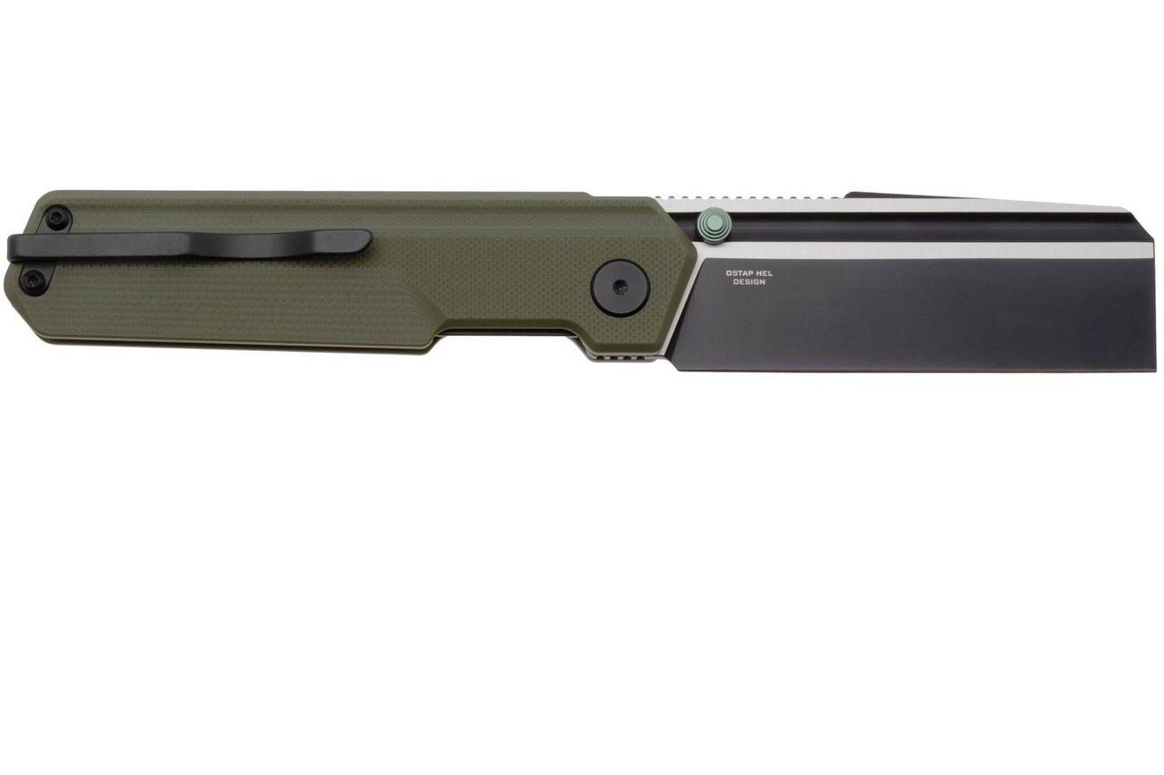 Bestech Tardis BG54C OD Green G10, zakmes, Ostap Hel design