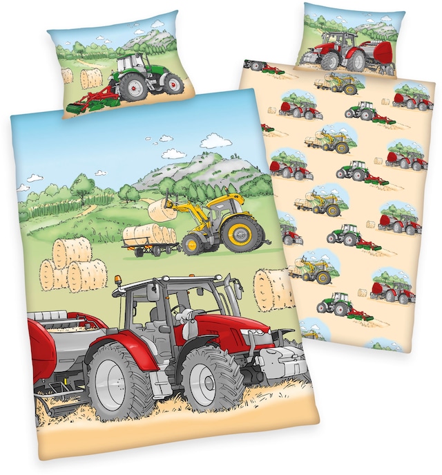 Baby Best Babybettwäsche »Traktor« 2 Stk. tlg. mit tollem Motiv