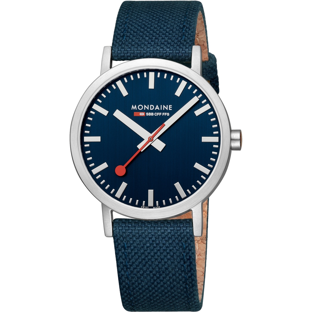 Mondaine Classic Blau Ø40