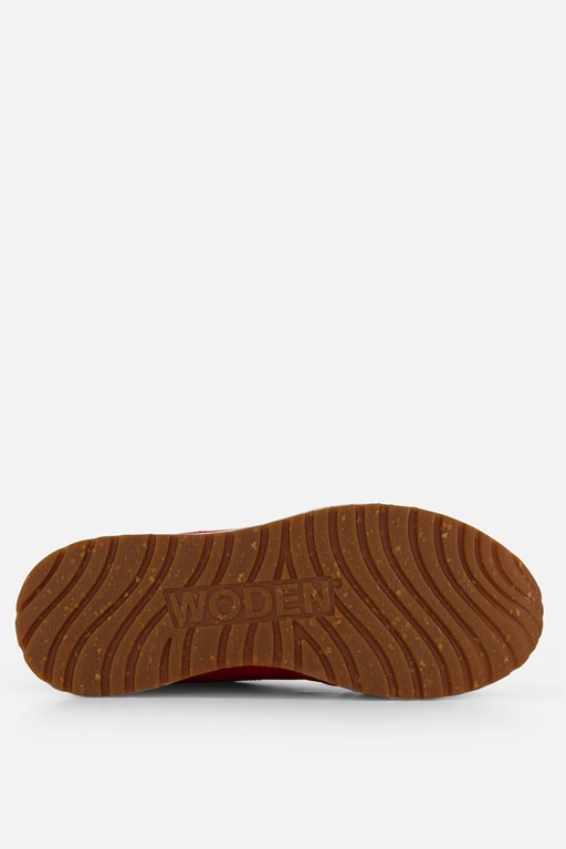 Woden Ronja Sneakers rood Textiel