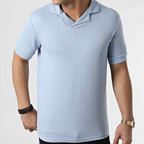 Polo Manches Courtes UY794 Bleu Ciel