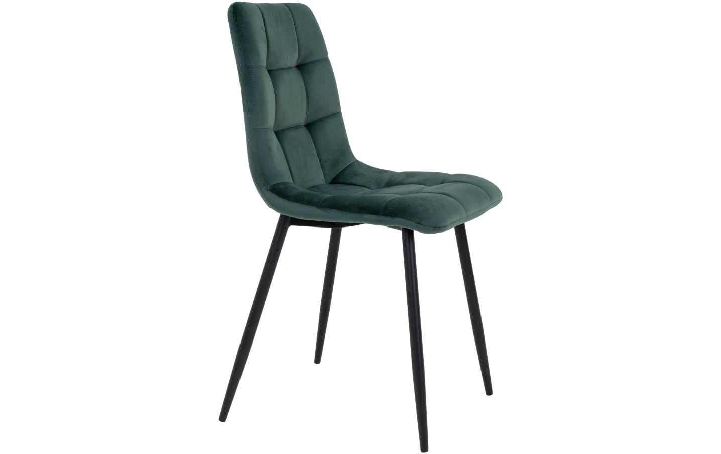 Stuhl Middelfart 2 Stück, 86 x 55 cm, Grün/Schwarz<br>Stabile Esszimmerstühle
