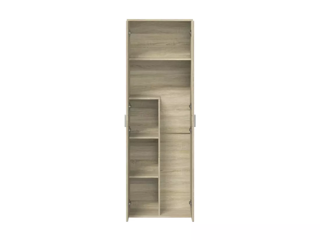 Buffet haut chêne sonoma 60x35x180 cm bois d'ingénierie