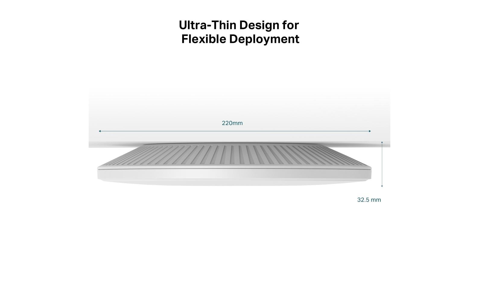 Mesh Access Point Omada WiFi 7 EAP773<br>BE9300 Tri-Band WiFi 7 Accesspoint zur Deckenmontage