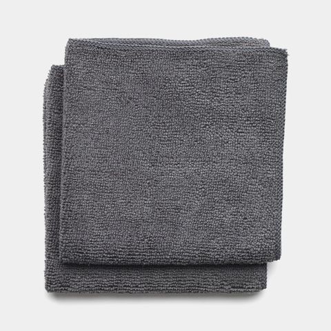 SinkSide Microvezel schoonmaakdoekjes, 30 x 30 cm, set van 2 - Dark Gr