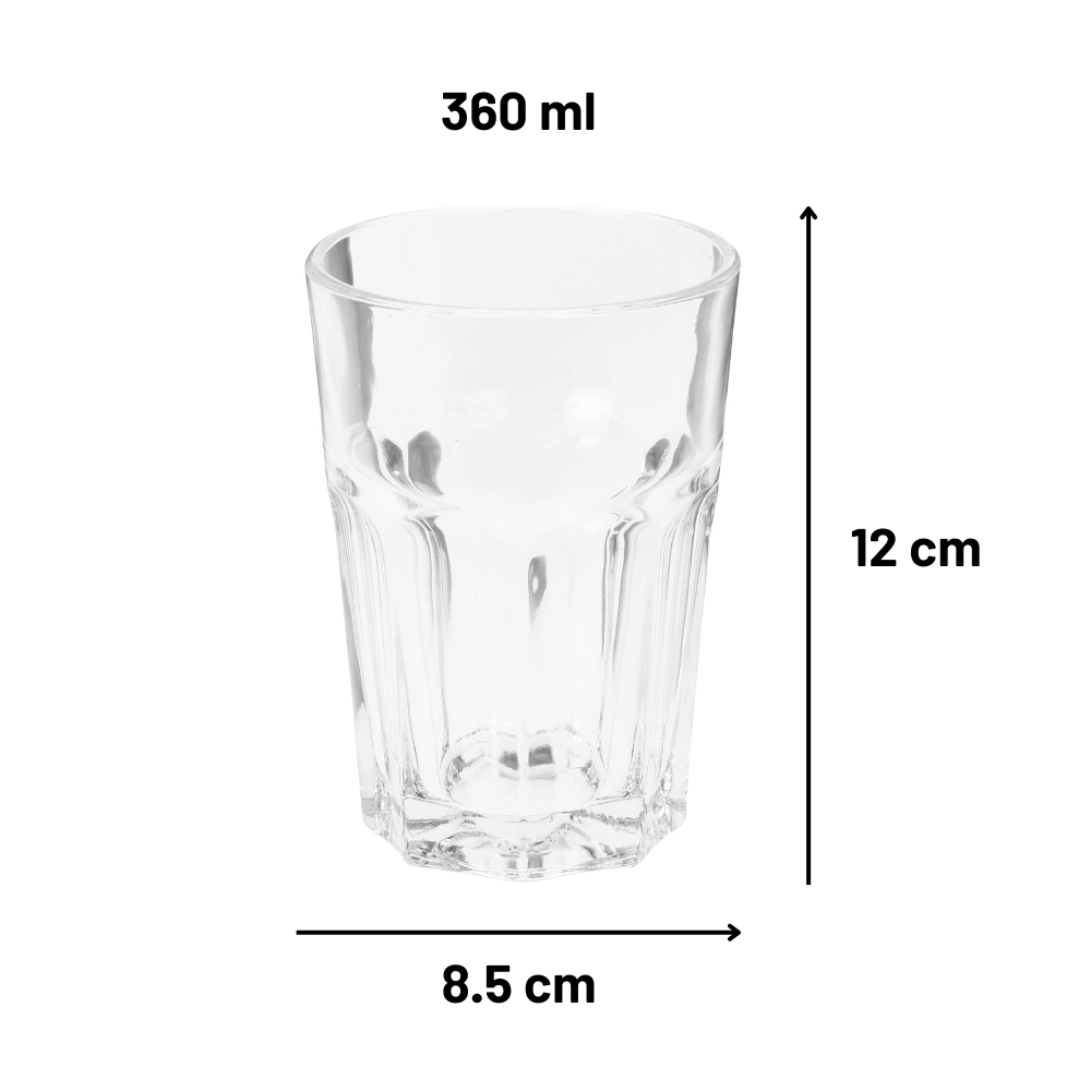 Orange85 36 cl set van 4 waterglazen