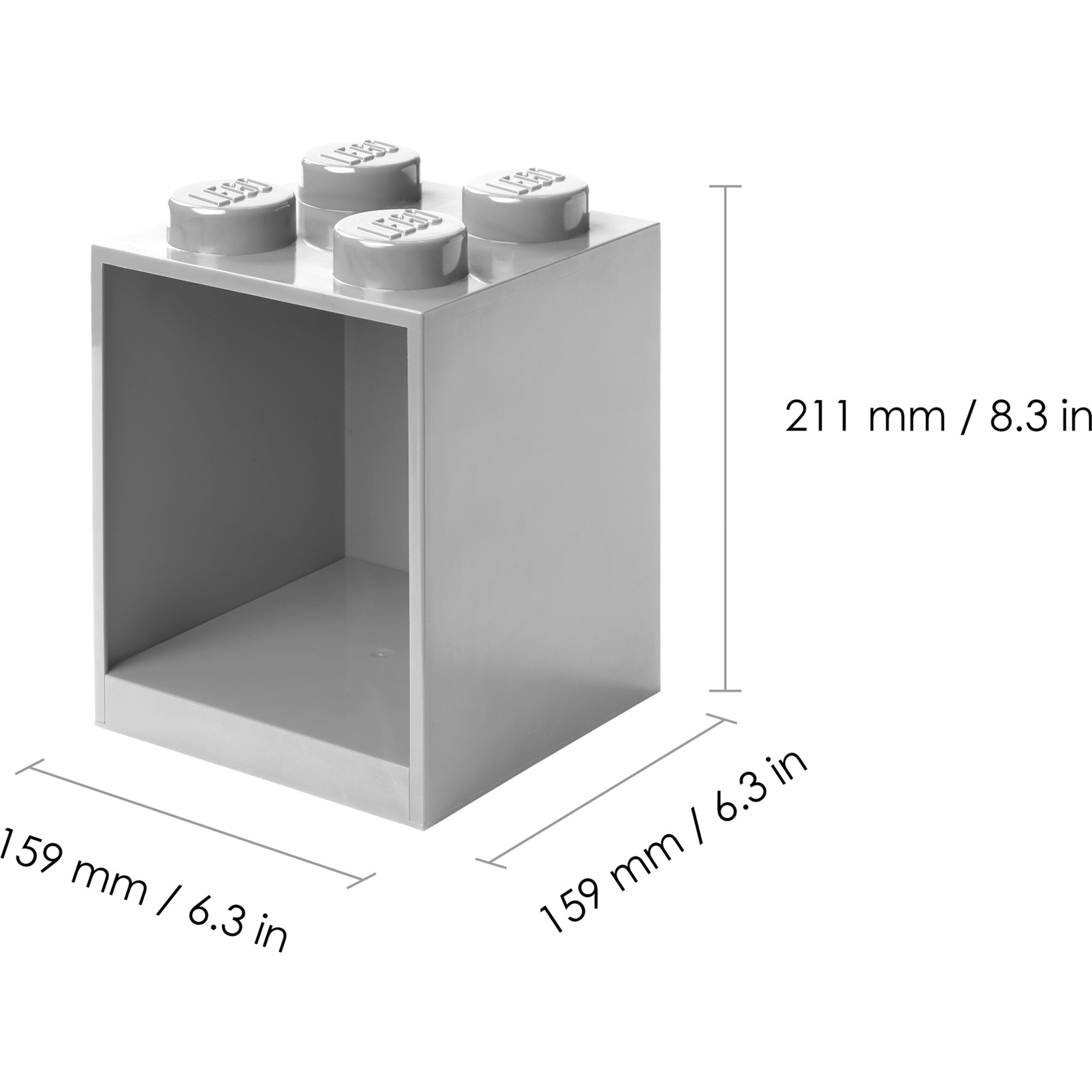 Room Copenhagen Regal LEGO Regal Brick Shelf 8+4, Set