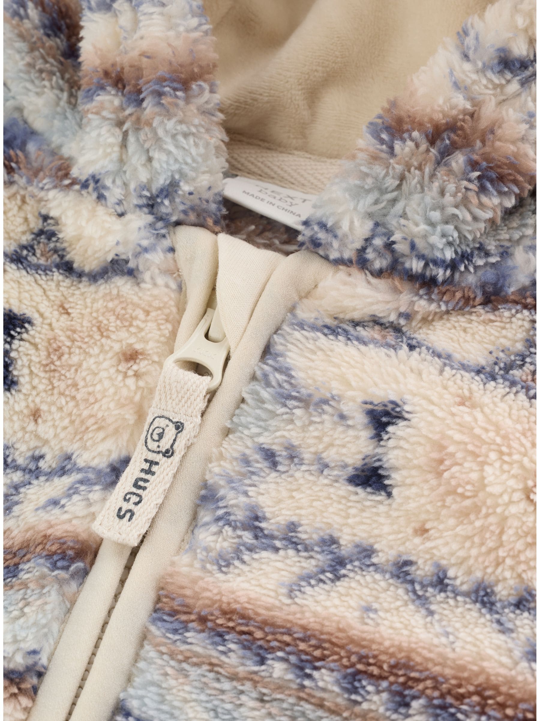 Blauw - Fleece Baby Jacket met ritssluiting (0mnd-2jr)
