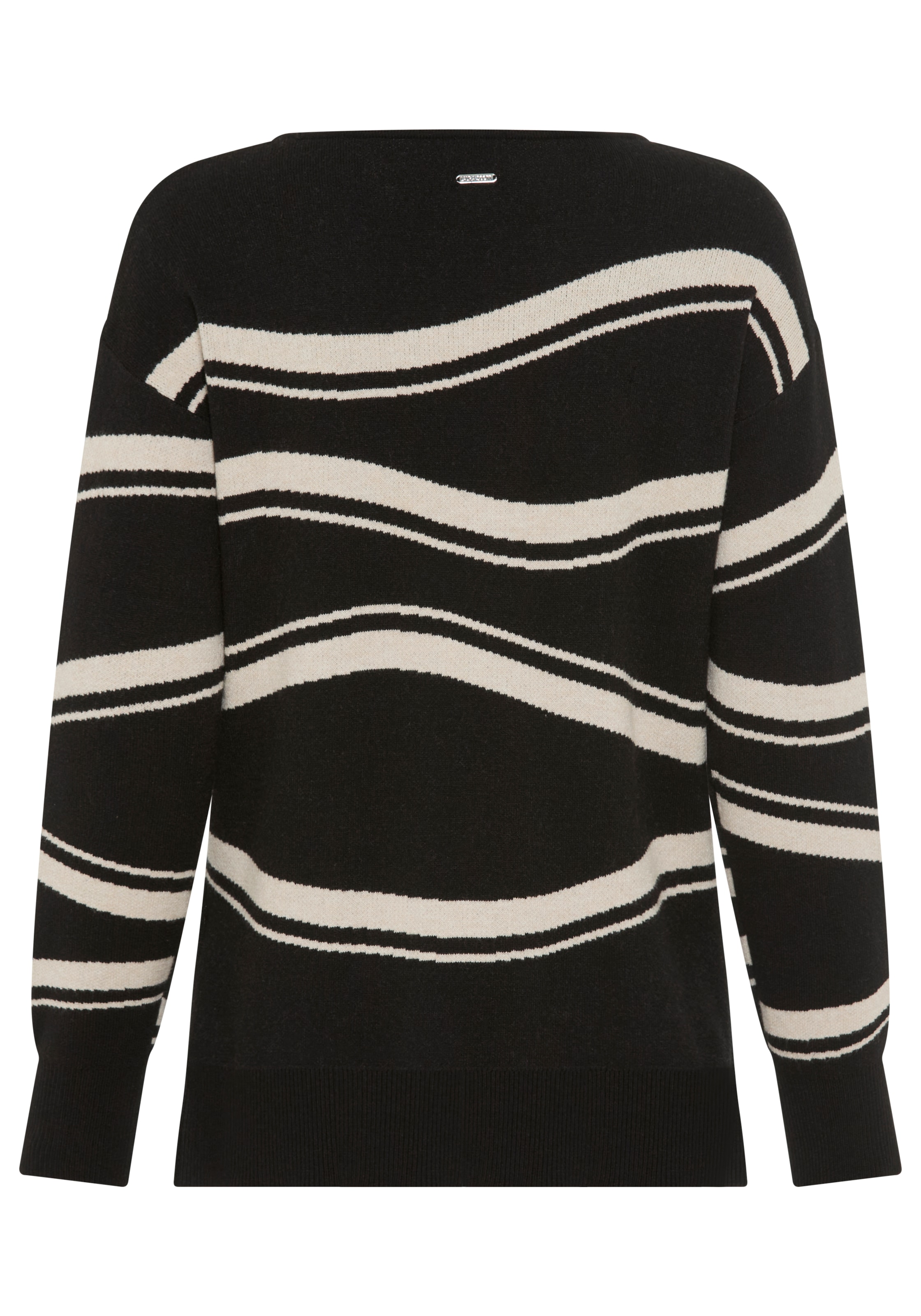 Laura Scott Strickpullover , Feinstrickpullover mit schönem Streifenmuster