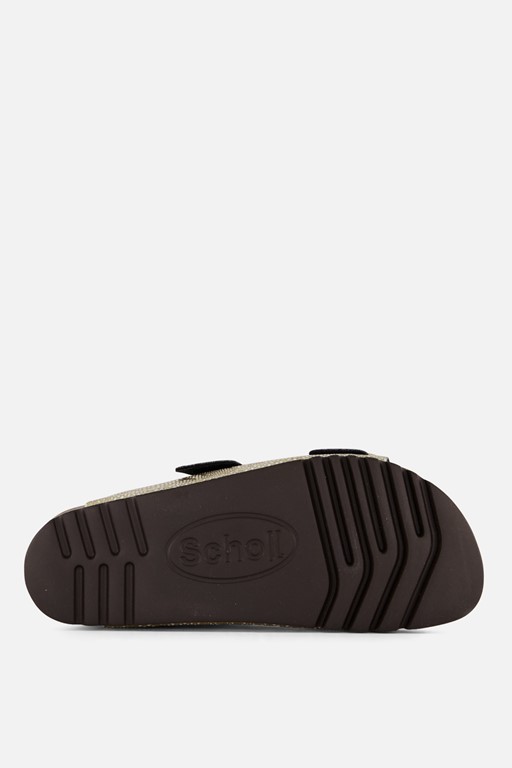 Scholl Noelle Raffia Sandalen goud Leer
